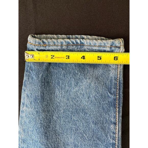 Vintage 80s Levi's 501 (17501-0138) Stonewash High Waisted Straight Leg Jeans 11 - Picture 12 of 16